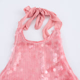 Autumn New Beads Hanging Neck Dress 8741271 HZ1208