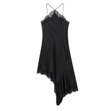 Z2025 New Summer Women's Fashion Lace Silk-Sense Silk-Sense Dress 5919201 HZ1208
