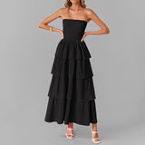 Spring 2025 New Women's Temperament Fashion Thromboic Long Dress Women HZ1208