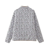 2025 Women's Loose Print On Both Sides Of The Cotton Jacket 5795 HZ1208