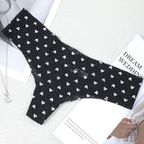 New Fabric!Dermeal Lace Comfortable Breathable Thin And Scarless Lady T-Shirt Trousers Heart-Shaped Rose Cherry Print Woman HZ1208