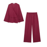 Spring New Textured Double-Dipped Jacket 5427743 Pants 5427431 HZ1208