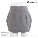 25 New Can Wear Two Heavy Industry Zipper Long Multi-Pocket Dress Half Skirt Bra Skirt 1591 HZ1208