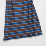Z Striped Slanted Shoulder Short-Sleeved Woman Summer Small Fresh Loose Display Lanky Over-Knee Dress 6085910 HZ1208
