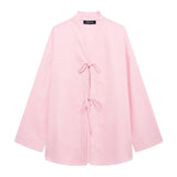 Women's Women's Cotton T-Shirted And Coated High-Waist Broad Leg Trousers Casual Set HZ1208