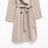 Women's Clothing Temperament 100 With Belt And Hair Tie Coat HZ1208