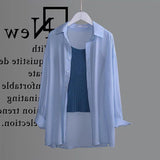 The Shudderless Sun-Drinking Shirt Woman Summer Breathable Shirt Cover With A Thin Shirt Coat Outside The Sun HZ1208