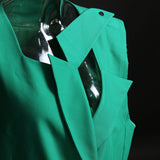 Autumn/Winter 2025 OVERSIDE Personality Irregular Small Vest Coat 1467 HZ1208