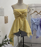 Stupid Irregular Skirt Sling Sling Sling Vest Bohemian Holiday Hottie Sleeveless Top 9223 HZ1208