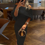 2025 New Women's Oblique Shoulder Print Sexy Bag Hip Dress Body Temperament Dress Female 661 HZ1208