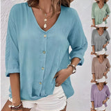 2025 Spring-Summer Sale Of New Women's Collar Button-Killey Long Sleeves HZ1208