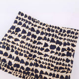 Spring New Beads Double Lint Print Skirt Mini-Skirt 9878124 HZ1208