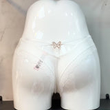 Butterfly Flash Drill Buckle After The Hollow Trousers Tants Ice Silk Spliced Lace Lady T Trousers HZ1208