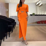 Spring 2025 New Women's Temperament Solid Color Tie With Lumbar Collar Open Dress Women 661 HZ1208