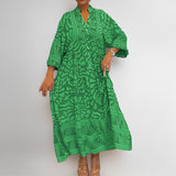 Spring 2025 New Women's Elegant Temperament Fashion Women's Clothing Print Loose Dress HZ1208