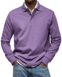 2025 New Men's Casual Long-Sleeved Button-Down Shirt HZ1208