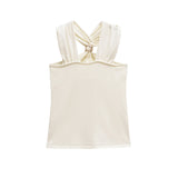 Z2025 Spring New Hanging Neck Top Sexy Bare Waistcoat Women's 4938116 HZ1208