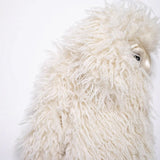 2025 Winter New Temperament Simple Collar Long-Sleeved Artificial Fur Warm Coat Woman HZ1208