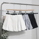 Real Shooting Flower Babe Half-Dress Woman 2025 Summer Korean Version Of High-Waisted Pony Skirt Casual A Short Skirt With Belt 8328 HZ1208