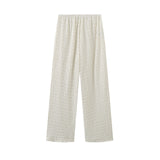 Spring New Knitted Body Dress Solid Color Trouser Set 5039346 HZ1208