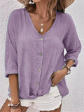 2025 Spring-Summer Sale Of New Women's Collar Button-Killey Long Sleeves HZ1208