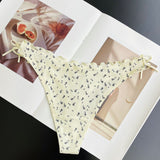 M1u T-Shirted With Lotus Leaf-Side Cotton Trousers T-Shirts With Bows Breathable T-T-Shirts Sweet Tongs HZ1208