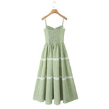 2025 Women's Lace Splicing Tie With Waist Back To Take The Dress 8026 HZ1208