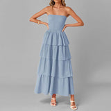 Spring 2025 New Women's Temperament Fashion Thromboic Long Dress Women HZ1208