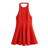 Summer New Wave Swing Hanging Neck Dress 2858777 HZ1208