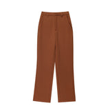 Summer New Women's Collar Short-Sleeved Short Coat Straight Trousers 8491053 8491054 HZ1208