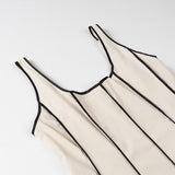 Spring New U-Neck Simple Set Of Slings Hanging Dress HZ1208