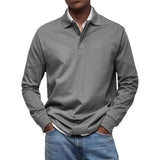 2025 New Men's Casual Long-Sleeved Button-Down Shirt HZ1208