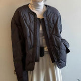 Cotton Shirt 2025 Spring And Autumn Casual Polo Collar Long Sleeve Stripe Loose Retro Stripe Commuting Top Lady HZ1208