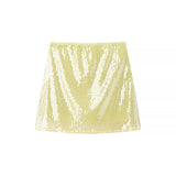 Spring New Snyle Narrow-Sided Waist Ultra-Short Hip Skirt HZ1208