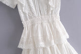 2025 Women's Lace Multi-Layer Cake Dress 6390 HZ1208