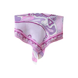 Summer New Holiday Shawl Blouse Print Bra High-Waisted Half-Skirt Set HZ1208