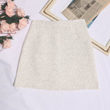 Liliang Coarse Flowers, Half-Dress Women's New High-Rise Thin A-Worded And Light-Resistant Short Skirt 8997 HZ1208