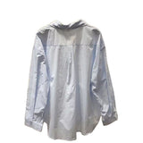 Designing Casual Cotton Shirt 2025 Spring And Summer New French Design Solid-Colored Shirt Chic Single-Dbutton Top Woman HZ1208