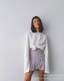 Spring And Autumn 2025 New Solid Color Long-Sleeved T-Shirt Women's Loose Basic Casual Pure Cotton T-Shirt 3317B HZ1208