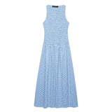 Spring New Sleeveless-Less-Mocked Flute Dress 3067329 HZ1208