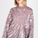 Loose Letter Embroidery Personality Tattered Wool Woven Long-Sleeved Sweater Women's Autumn And Winter Letter Embroidery HZ1208