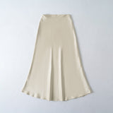 9225-1 Spring New Silk-Skinty Texture Slimming Skirt HZ1208