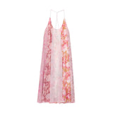 Summer New Flower Print Splicing Dress 2826127710 HZ1208