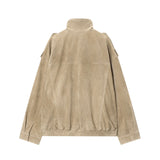 New Suede With Loose Leather Coat In Autumn 4341770 HZ1208