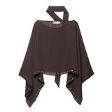 Summer New Rivet Decorative Scarf Fashion Cloak Top 3067719 HZ1208