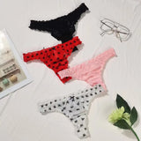 Lotus Edge Bow Net Tlove Trousers Elastic Good T Trousers Women T-Tong Tong HZ1208