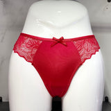 Relay Empty Trousers V Flash Diamond Buckle Lace Side Trousers Without Trace Ice Splicing Lace Lady T-Tants HZ1208