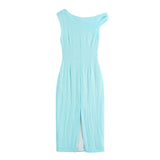 Summer New Styling Asymmetrical Flute Dress 8037392 HZ1208