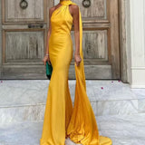 Ins Homemade Niche New Women's Clothing In Spring And Summer Solid Color Hanging Neck Silk And Siding Texture Dress HZ1208