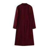 Women's Clothing 2025 Fashion Women's Decoration Temperament Long Coat HZ1208